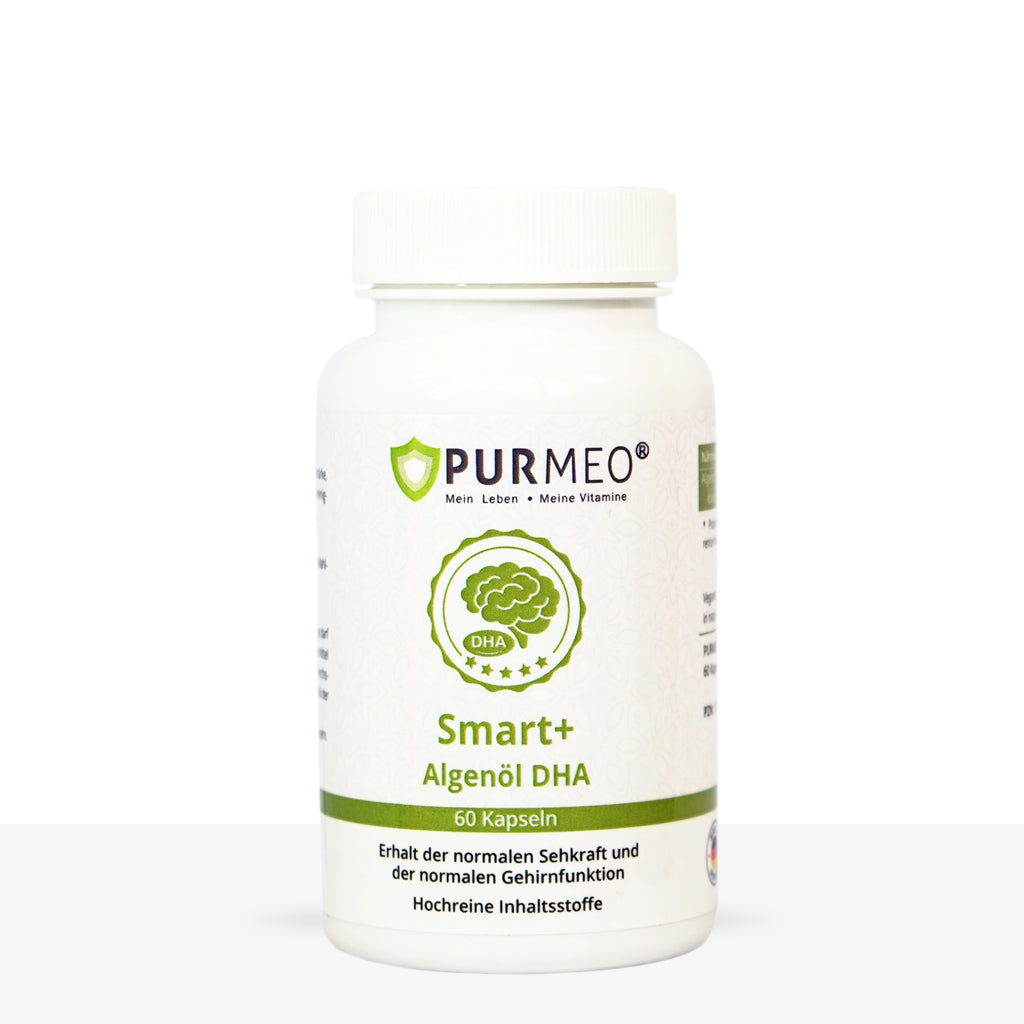 PURMEO Smart+ Algae Oil DHA | Brain and Heart