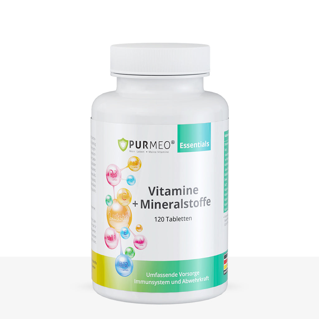 PURMEO Vitamine e Minerali | 26 Micronutrienti perfettamente bilanciati in 1 compressa