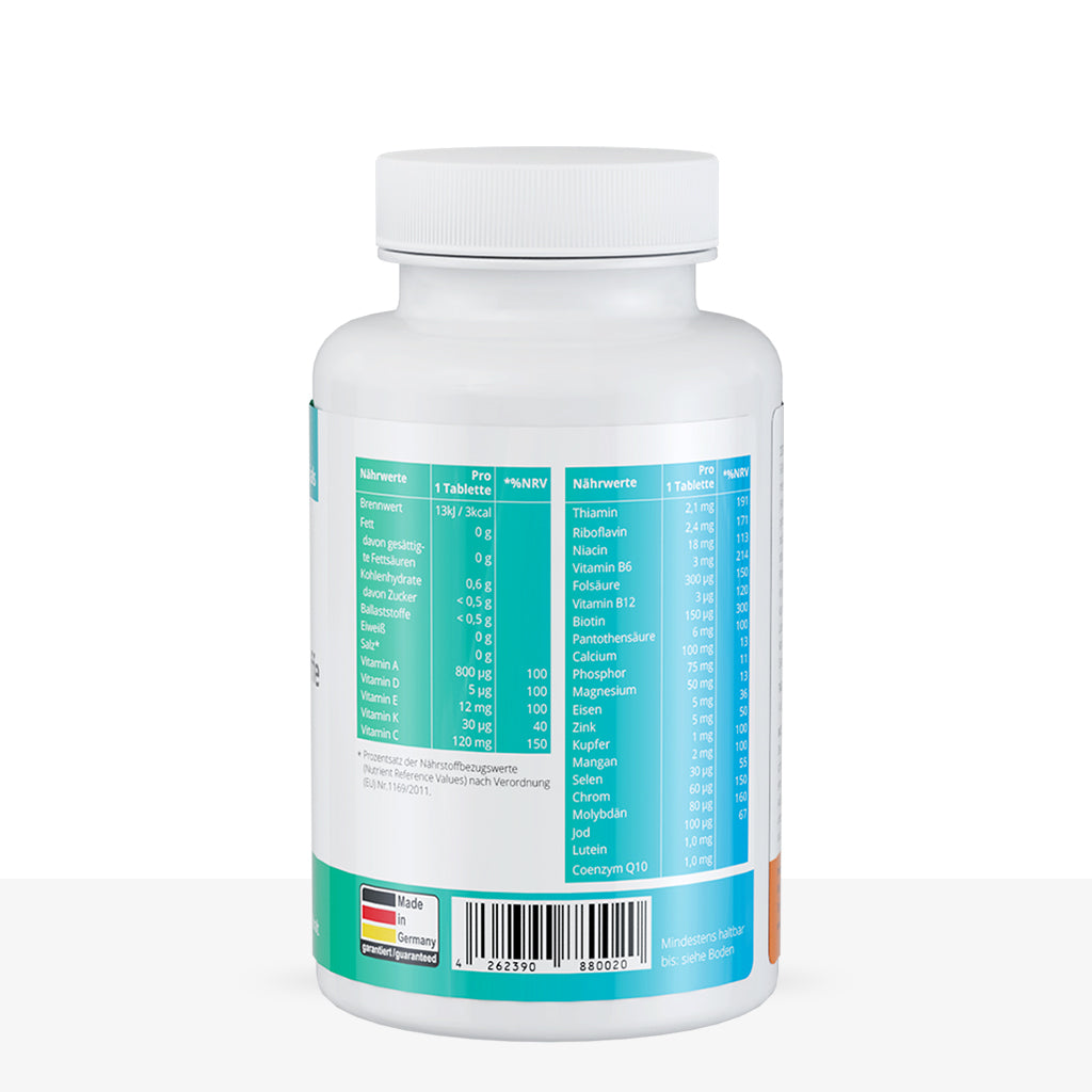 PURMEO Vitamine e Minerali | 26 Micronutrienti perfettamente bilanciati in 1 compressa