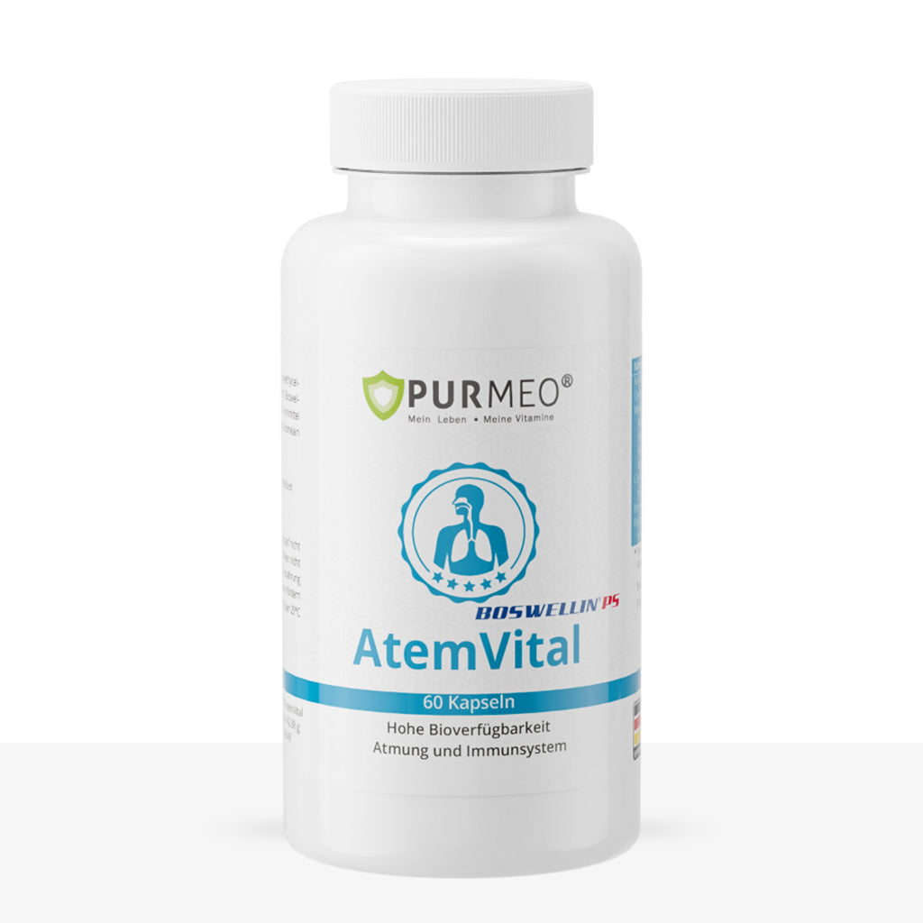 PURMEO AtemVital | N-Acetyl-L-Cystein und Boswellin®PS