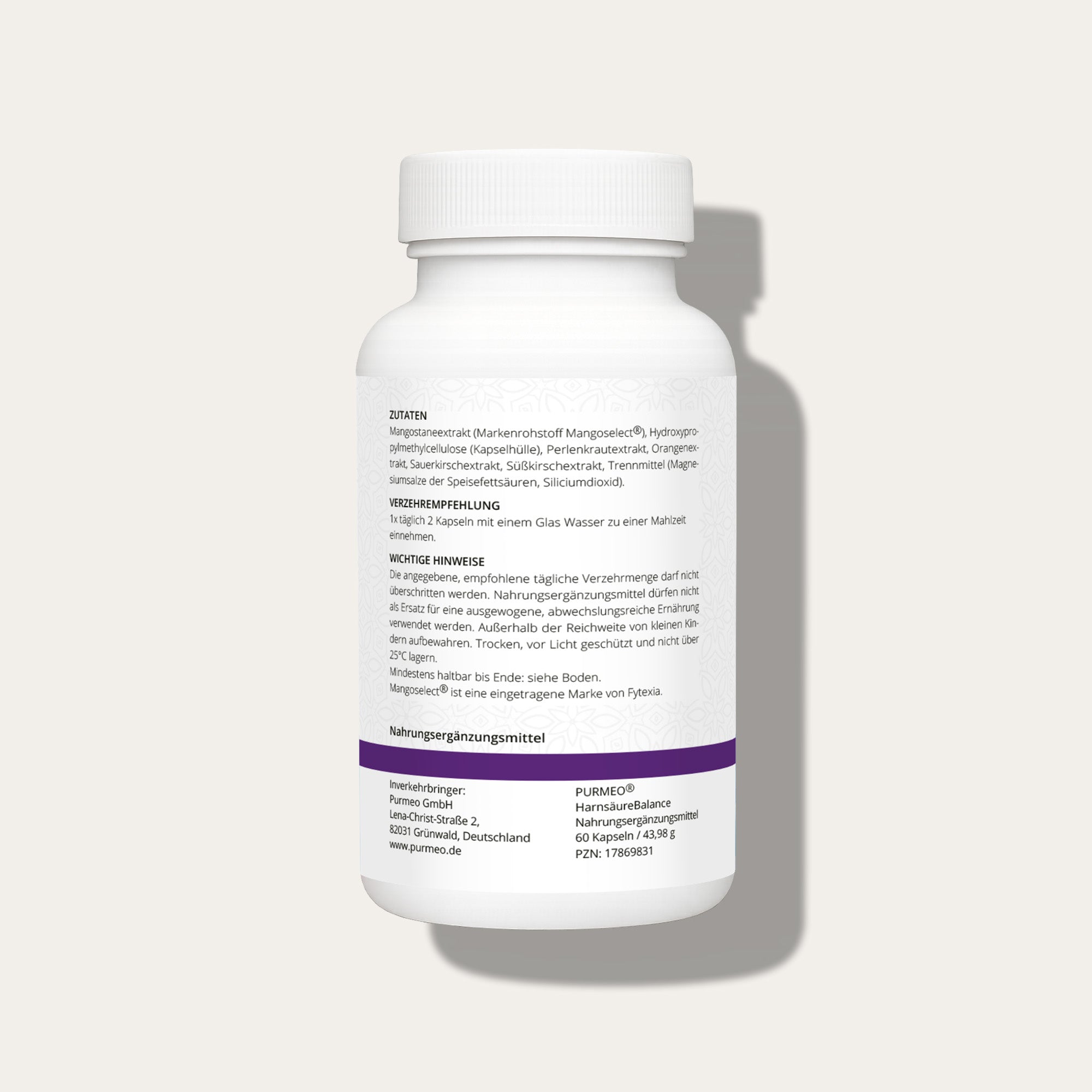 PURMEO Harnsäure Balance | mit Mangoselect®