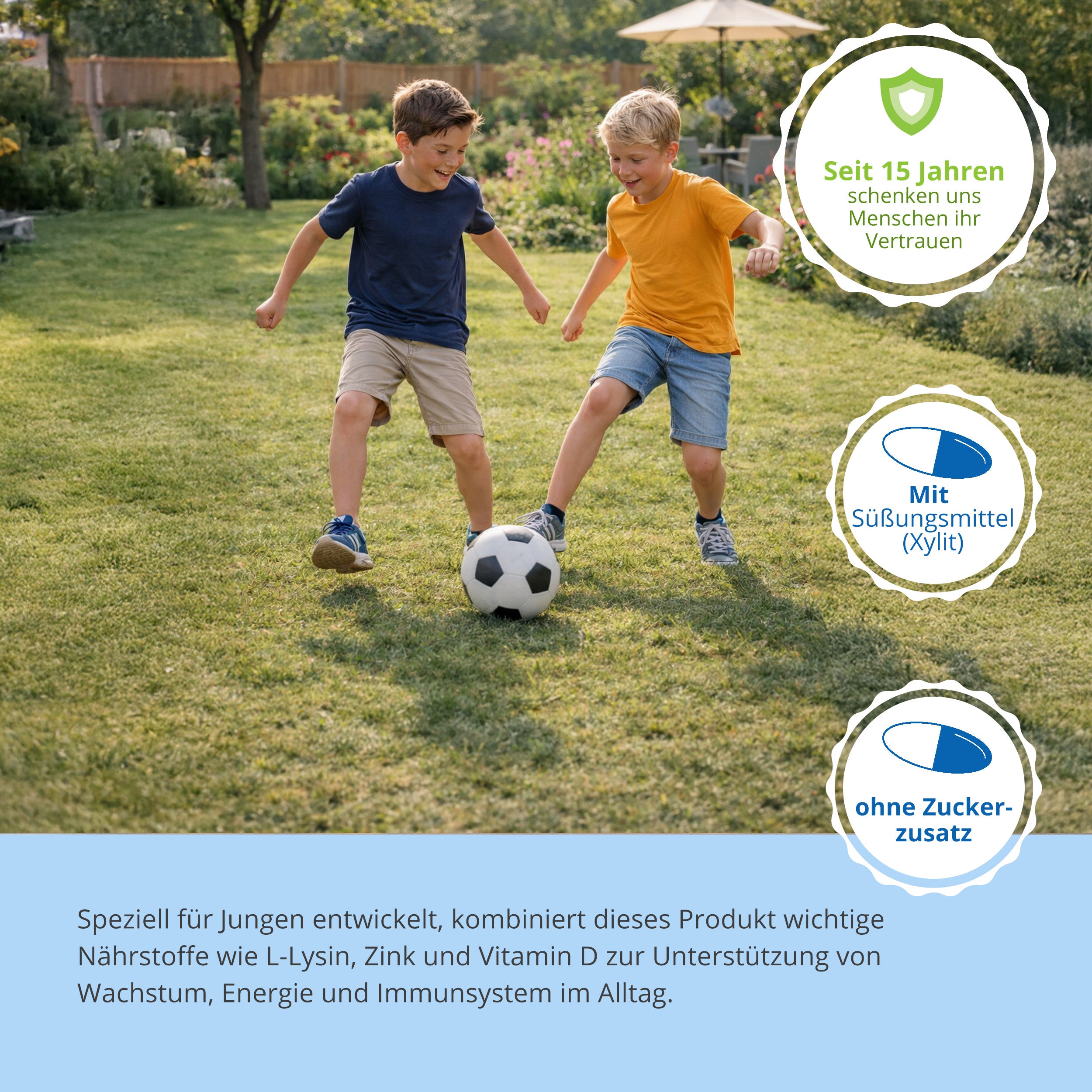 PURMEO L-Lysin&Ig-S+ Komplex | Für Jungen