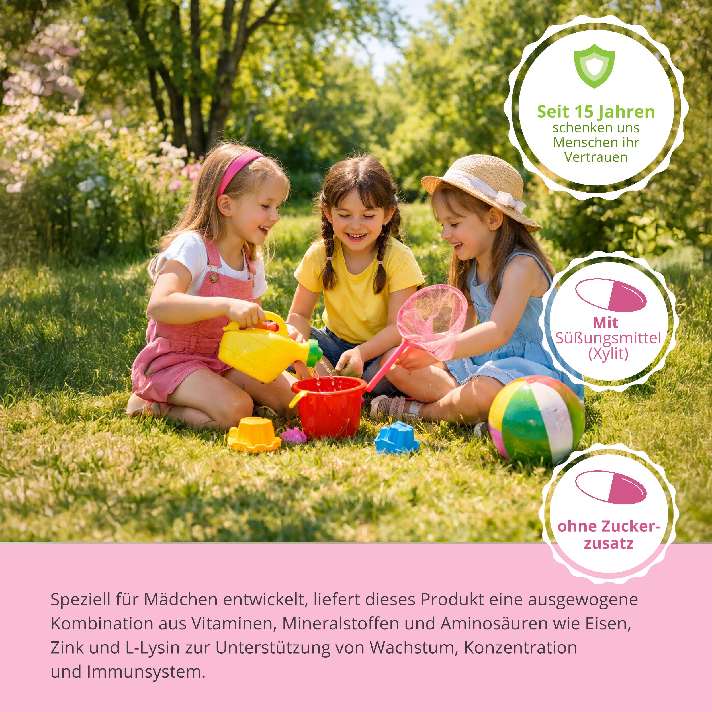 PURMEO L-Lysin&Ig-S+ Komplex | Für Mädchen