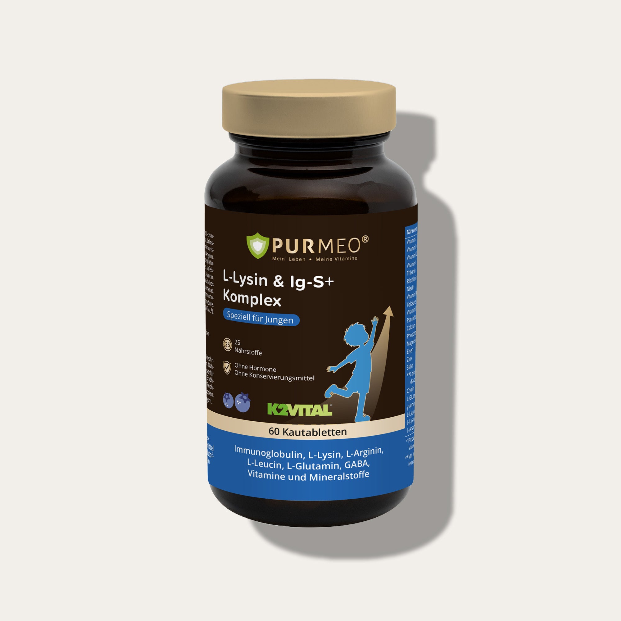 PURMEO L-Lysin&Ig-S+ Komplex | Für Jungen