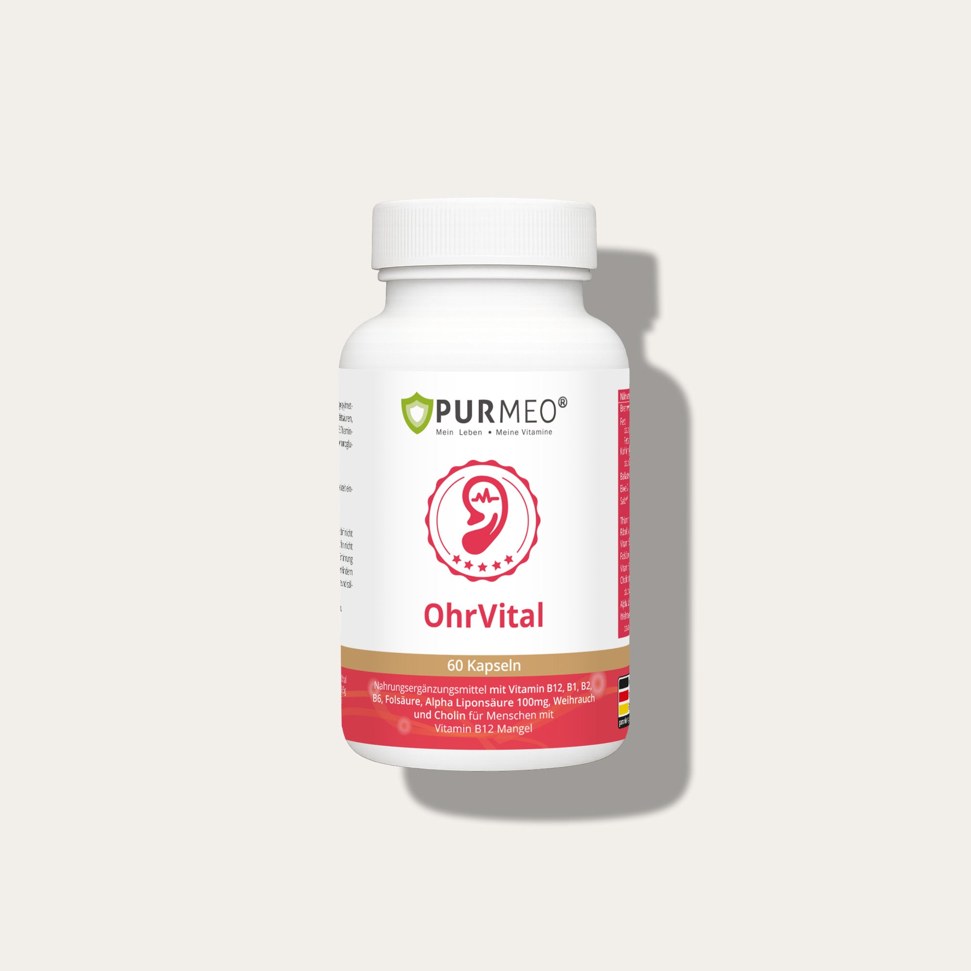 PURMEO OhrVital | Vitamin B12 Methylcobalamin