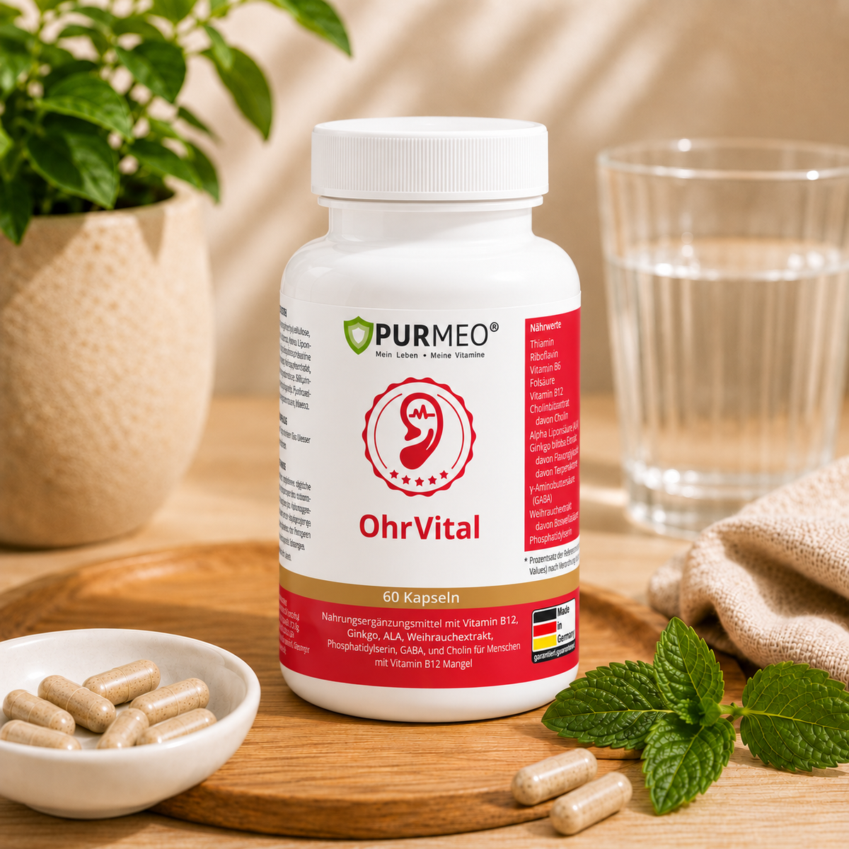 PURMEO OhrVital | Vitamin B12 Methylcobalamin