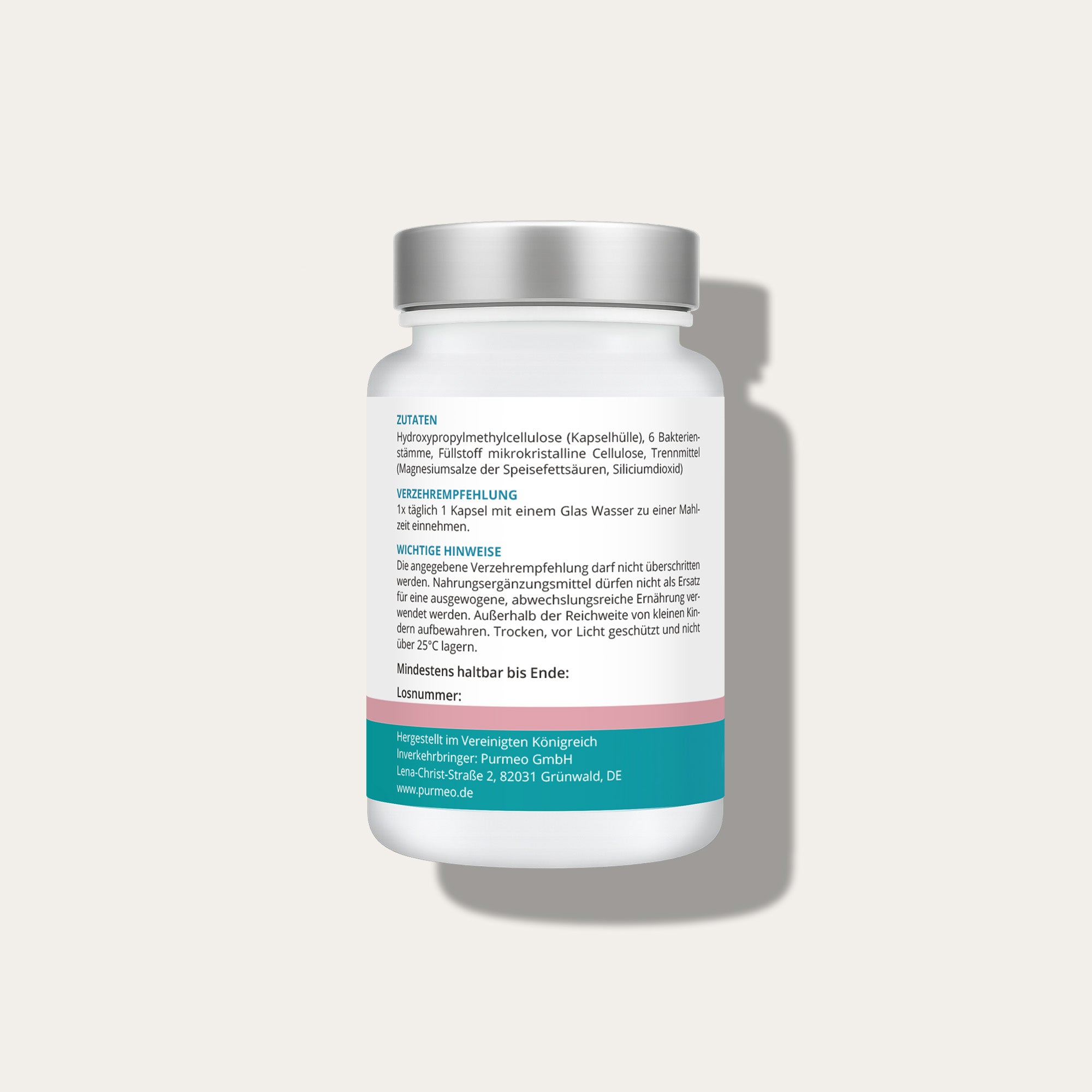 PURMEO Probio Balance |  Lactobacillus, Bifidobacterium