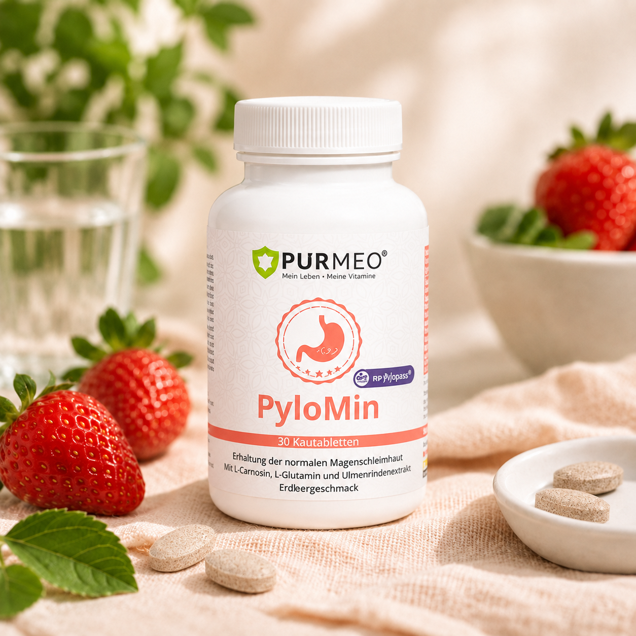 PURMEO PyloMin | 100 mg Pylopass® und Zink