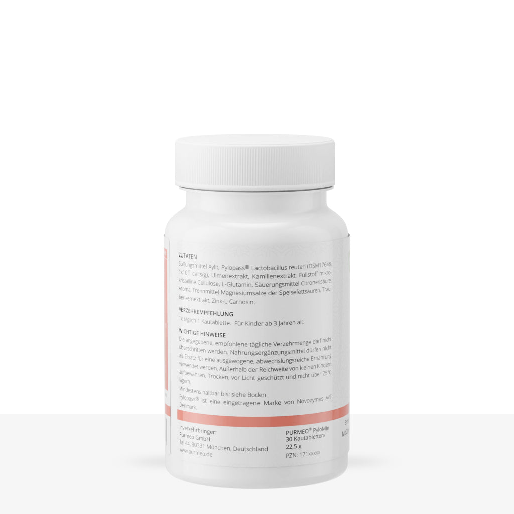 PURMEO PyloMin | 200mg Pylopass® perfekt dosiert