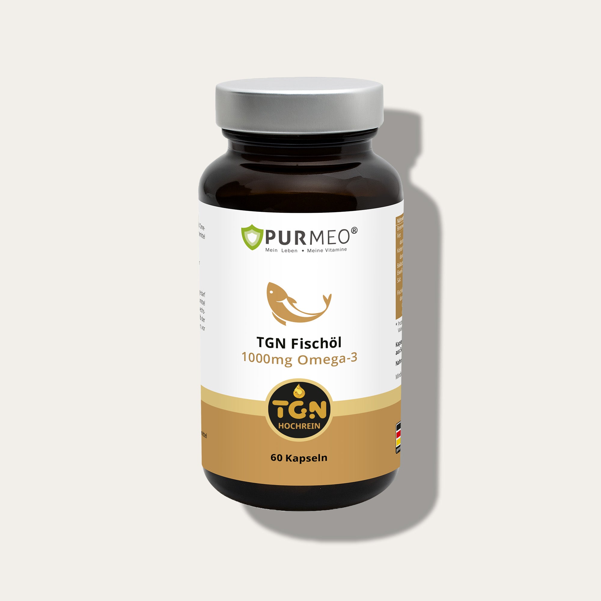 PURMEO TGN Fischöl | 1000 mg Omega-3