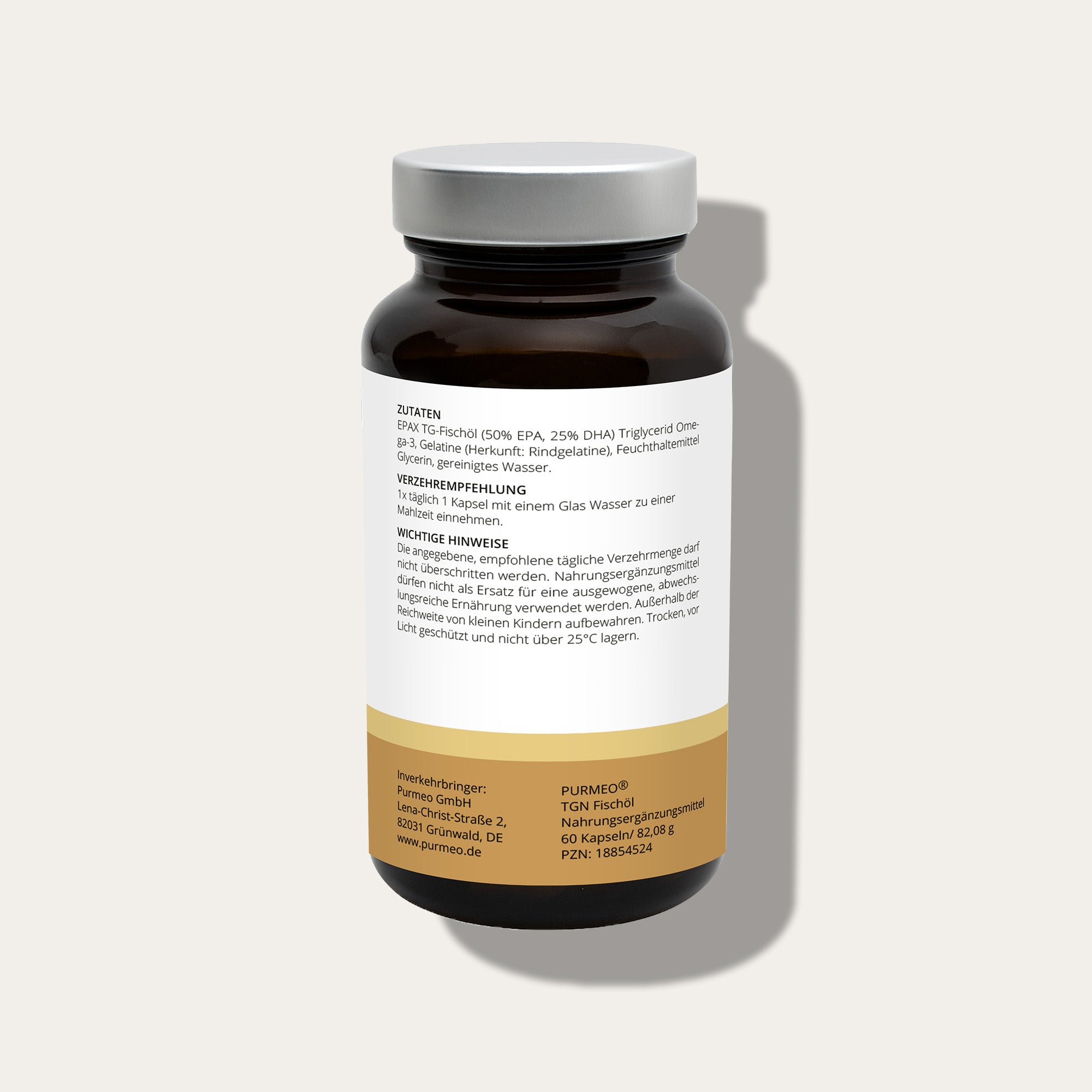 PURMEO TGN Fish Oil | 1000 mg Omega-3