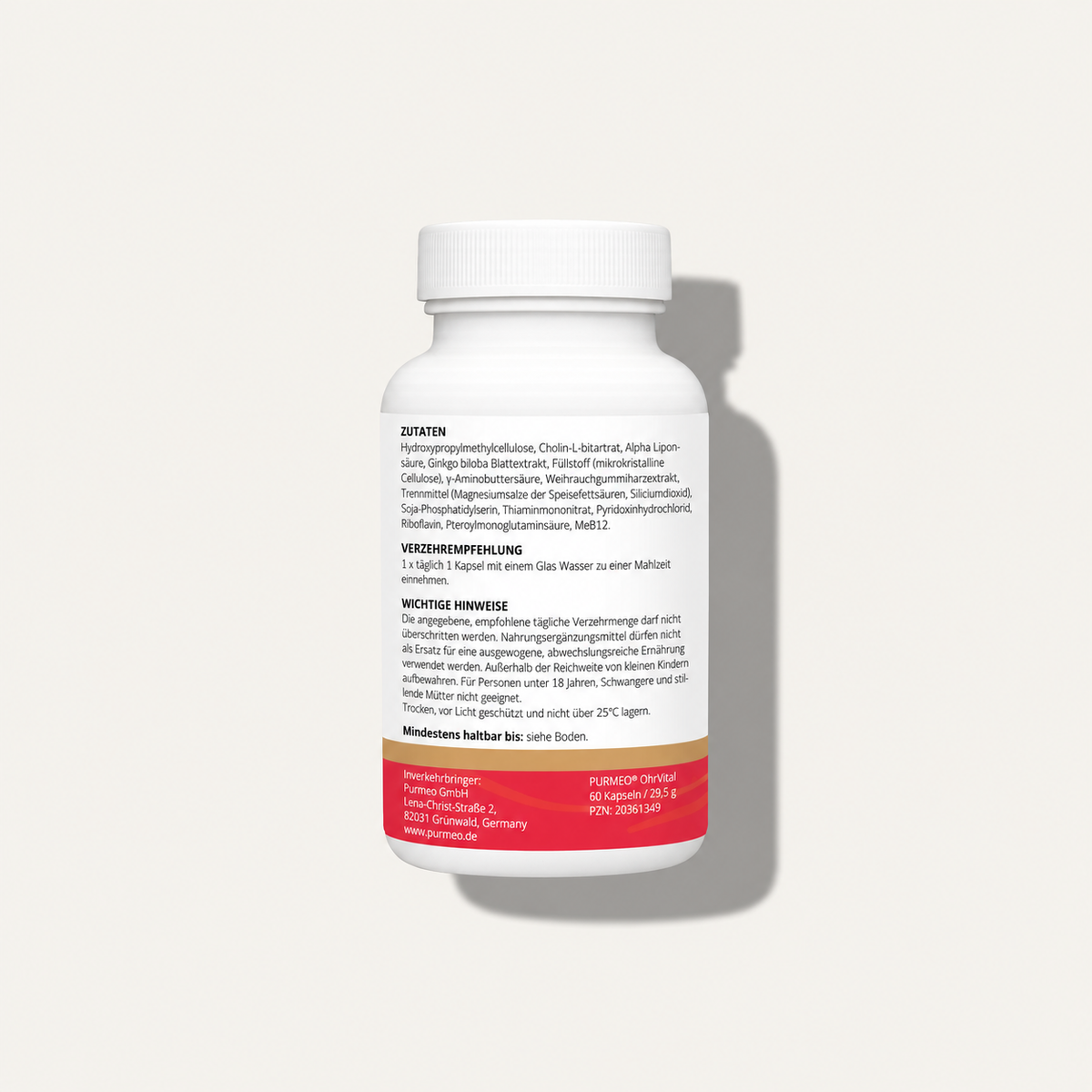 PURMEO OhrVital | Vitamin B12 Methylcobalamin