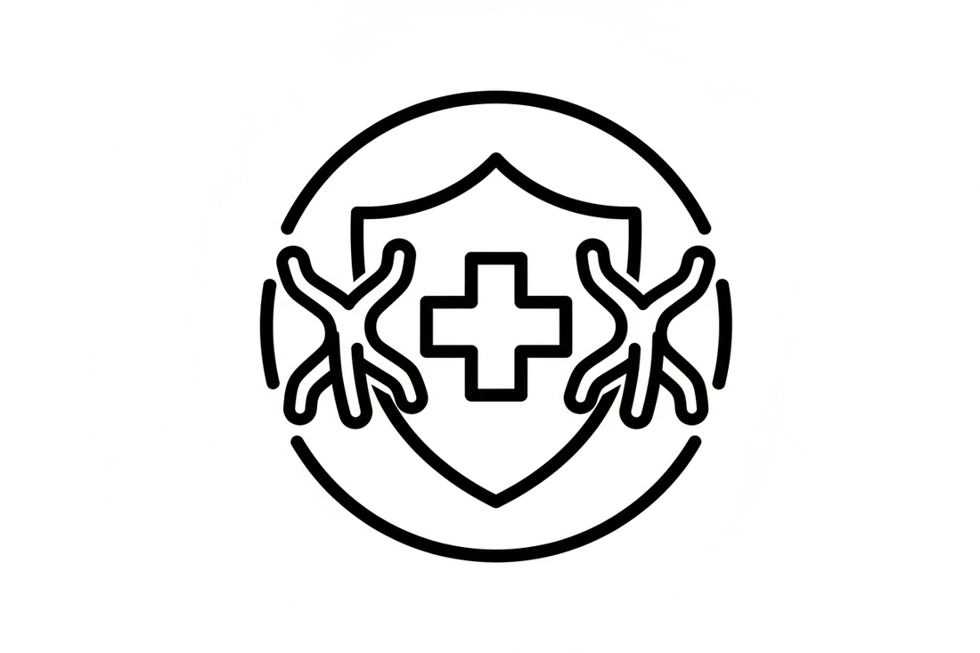 immune system icon black and white outline